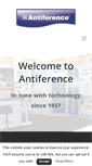 Mobile Screenshot of antiference.co.uk