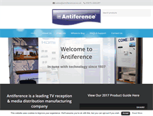 Tablet Screenshot of antiference.co.uk